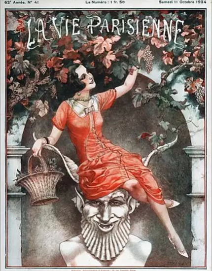 La Vie Parisienne 1924 Octobre 11 Sex Appeal | Sex Appeal Vintage Ads and Covers 1891-1970