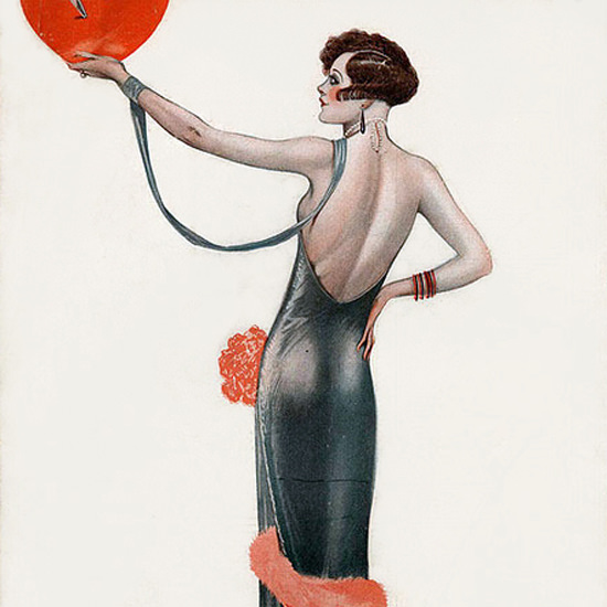 La Vie Parisienne 1925 A Tout Coeur On Gagne Georges Leonnec crop | Best of Vintage Cover Art 1900-1970