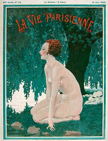 La Vie Parisienne 1925 Juin 13 Pierre Brissaud | La Vie Parisienne Erotic Magazine Covers 1910-1939