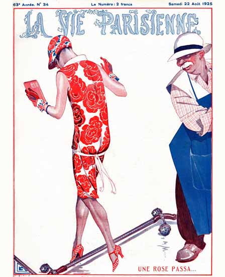 La Vie Parisienne 1925 Une Rose Passa Sex Appeal | Sex Appeal Vintage Ads and Covers 1891-1970