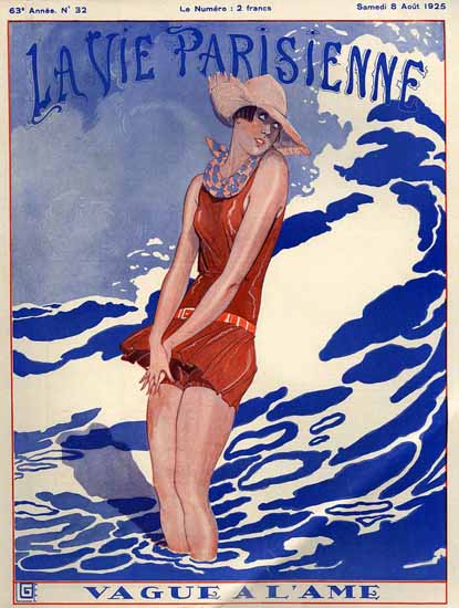 La Vie Parisienne 1925 Vague A L Ame Sex Appeal | Sex Appeal Vintage Ads and Covers 1891-1970