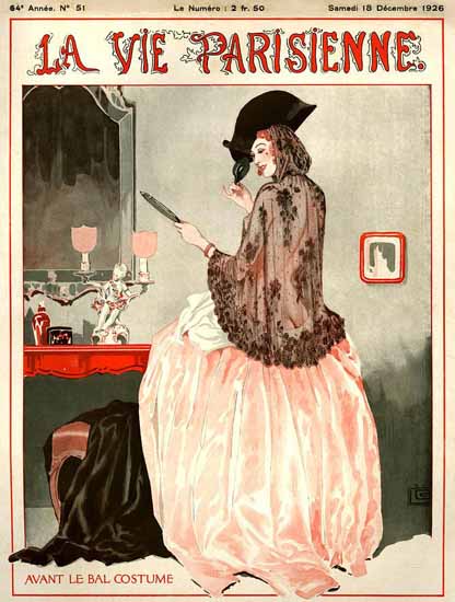 La Vie Parisienne 1926 Bal Costume Georges Leonnec Sex Appeal | Sex Appeal Vintage Ads and Covers 1891-1970