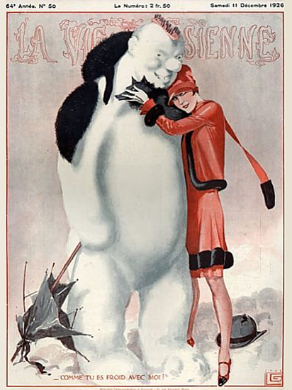 La Vie Parisienne 1926 Comme Tu Es Froid Avec Moi Sex Appeal | Sex Appeal Vintage Ads and Covers 1891-1970