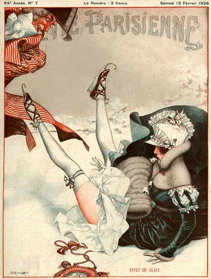 La Vie Parisienne 1926 Effet De Glace Sex Appeal | Sex Appeal Vintage Ads and Covers 1891-1970