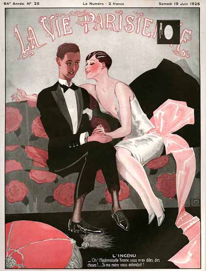 La Vie Parisienne 1926 L Ingenu Sex Appeal | Sex Appeal Vintage Ads and Covers 1891-1970