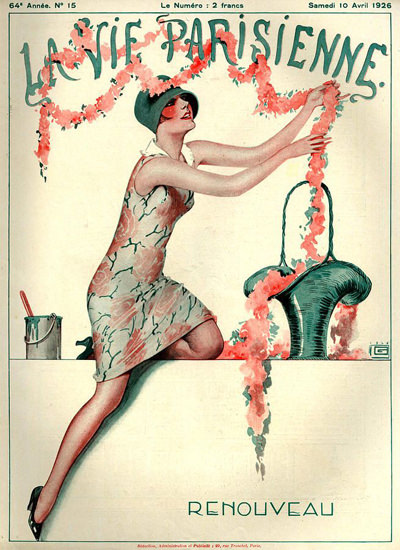 La Vie Parisienne 1926 Renouveau Paris France | Sex Appeal Vintage Ads and Covers 1891-1970