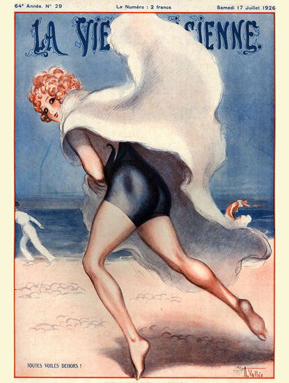 La Vie Parisienne 1926 Toutes Voile Dehors Armand Vallee Sex Appeal | Sex Appeal Vintage Ads and Covers 1891-1970