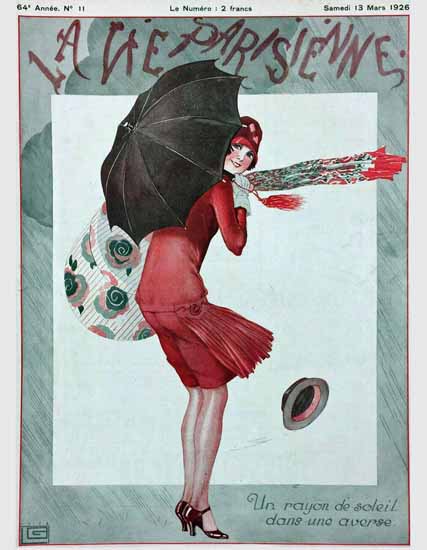 La Vie Parisienne 1926 Un Rayon De Soleil Sex Appeal | Sex Appeal Vintage Ads and Covers 1891-1970