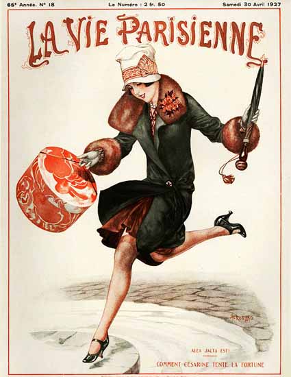 La Vie Parisienne 1927 Alea Jacta Est Cheri Herouard | Mad Men Art ...