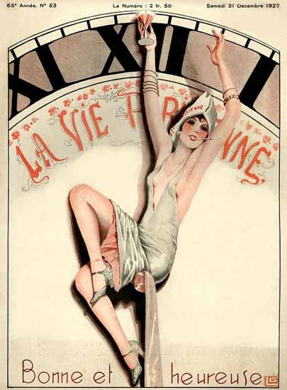 La Vie Parisienne 1927 Bonne Et Heureuse Sex Appeal | Sex Appeal Vintage Ads and Covers 1891-1970