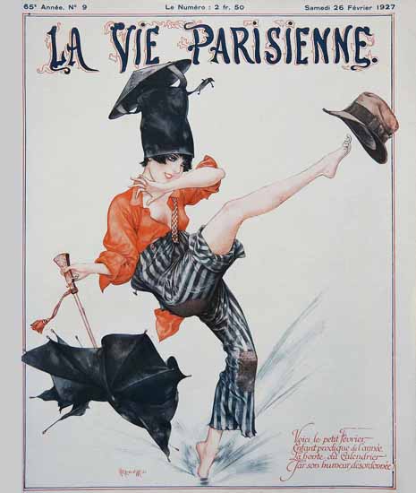 La Vie Parisienne 1927 Le Petit Fevrier Cheri Herouard | La Vie Parisienne Erotic Magazine Covers 1910-1939