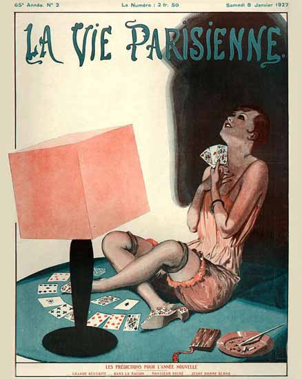 La Vie Parisienne 1927 Les Predictions Georges Leonnec | La Vie Parisienne Erotic Magazine Covers 1910-1939