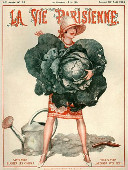 La Vie Parisienne 1927 Planter Les Coux Sex Appeal | Sex Appeal Vintage Ads and Covers 1891-1970