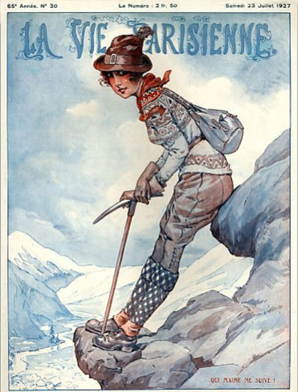 La Vie Parisienne 1927 Qui Me Suive Maurice Milliere | La Vie Parisienne Erotic Magazine Covers 1910-1939