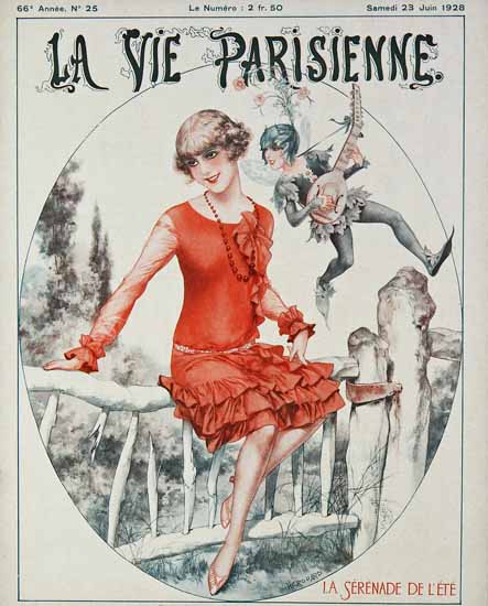 La Vie Parisienne 1928 La Serenade D Ete Sex Appeal | Sex Appeal Vintage Ads and Covers 1891-1970