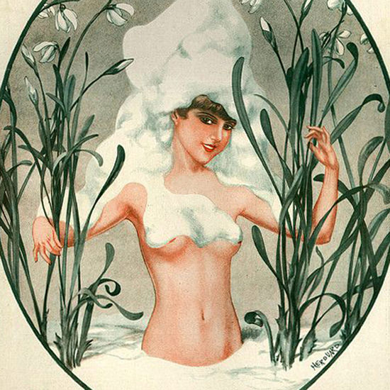 La Vie Parisienne 1928 Sourire De Mars Cheri Herouard crop | Best of 1920s Ad and Cover Art