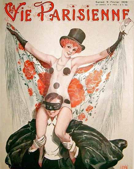 La Vie Parisienne 1929 Carnaval Sex Appeal | Sex Appeal Vintage Ads and Covers 1891-1970