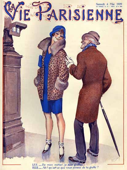 La Vie Parisienne 1929 La Greffe Sex Appeal | Sex Appeal Vintage Ads and Covers 1891-1970