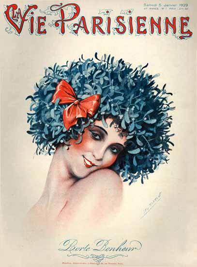 La Vie Parisienne 1929 Porte Bonheur Sex Appeal | Sex Appeal Vintage Ads and Covers 1891-1970