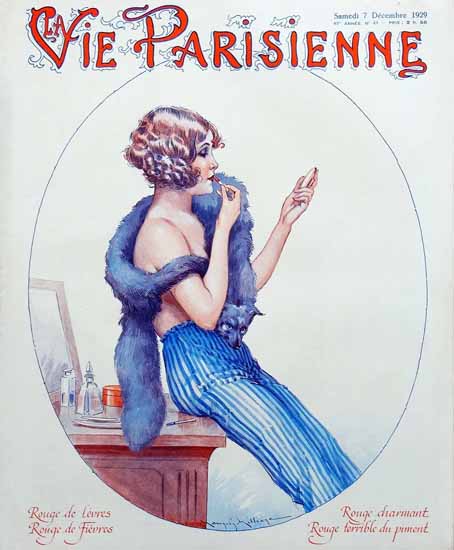 La Vie Parisienne 1929 Rouge Sex Appeal | Sex Appeal Vintage Ads and Covers 1891-1970