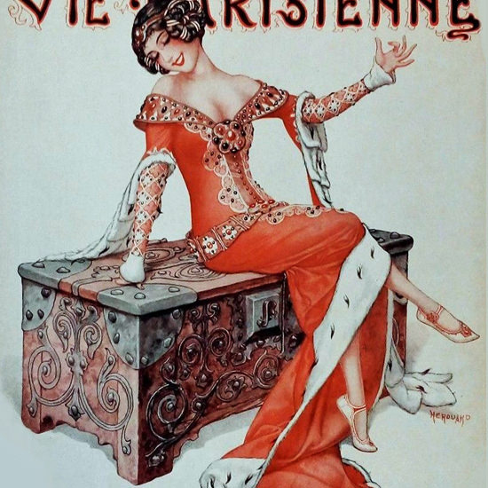 La Vie Parisienne 1930 Decembre 6 Cheri Herouard crop | Best of Vintage Cover Art 1900-1970