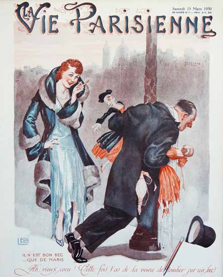 La Vie Parisienne 1930 Il N Est Bon Bec Sex Appeal Mad Men Art