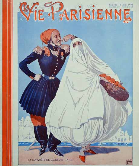 La Vie Parisienne 1930 La Conquete De L Algerie Sex Appeal | Sex Appeal Vintage Ads and Covers 1891-1970