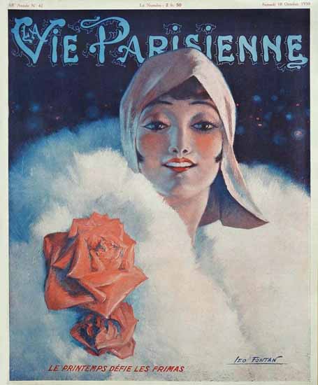 La Vie Parisienne 1930 Le Printemps Defie Les Frimas Sex Appeal | Sex Appeal Vintage Ads and Covers 1891-1970