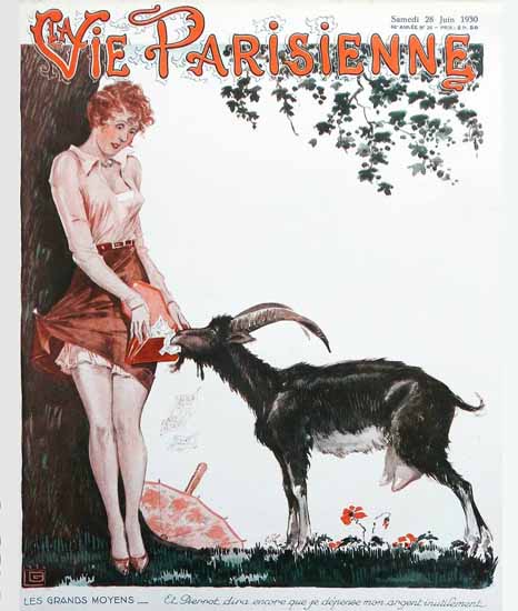 La Vie Parisienne 1930 Les Grands Moyens Sex Appeal | Sex Appeal Vintage Ads and Covers 1891-1970