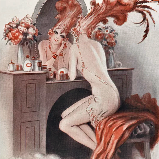 La Vie Parisienne 1930 Novembre 15 Armand Vallee crop | Best of Vintage Cover Art 1900-1970