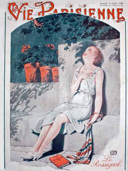 La Vie Parisienne 1930 Rossignol Georges Leonnec Sex Appeal | Sex Appeal Vintage Ads and Covers 1891-1970