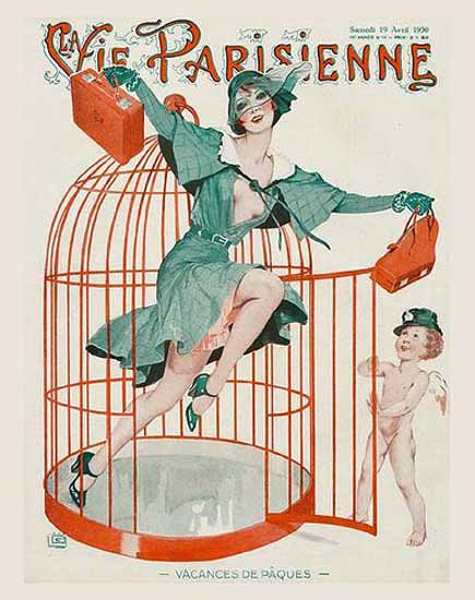 La Vie Parisienne 1930 Vacances De Paques Sex Appeal | Sex Appeal Vintage Ads and Covers 1891-1970