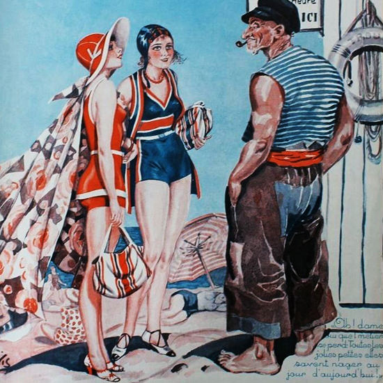 La Vie Parisienne 1931 Aout 22 Georges Pavis crop | Best of 1930s Ad and Cover Art