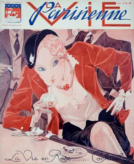 La Vie Parisienne 1931 La Vie En Rose Cocktail Sex Appeal | Sex Appeal Vintage Ads and Covers 1891-1970