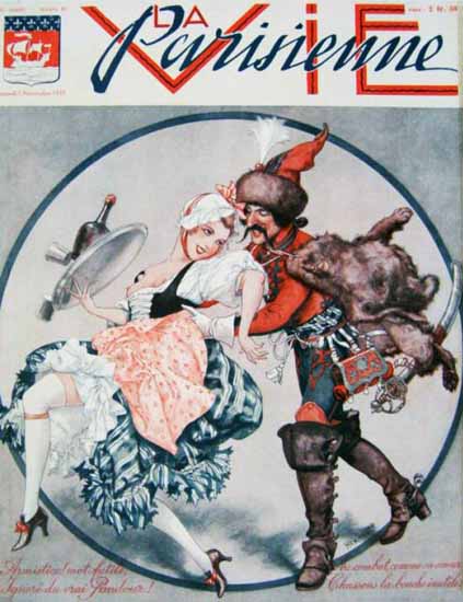 La Vie Parisienne 1931 Novembre 7 Cheri Herouard | La Vie Parisienne Erotic Magazine Covers 1910-1939