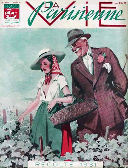 La Vie Parisienne 1931 Recolte 1931 Sex Appeal | Sex Appeal Vintage Ads and Covers 1891-1970