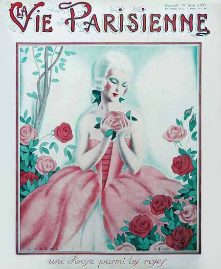 La Vie Parisienne 1931 Une Rose Parmi Les Roses Sex Appeal | Sex Appeal Vintage Ads and Covers 1891-1970