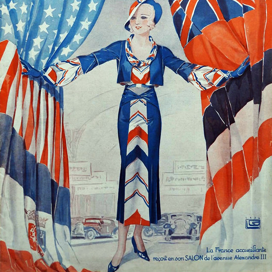 La Vie Parisienne 1932 Alexandre III Georges Leonnec crop | Best of 1930s Ad and Cover Art