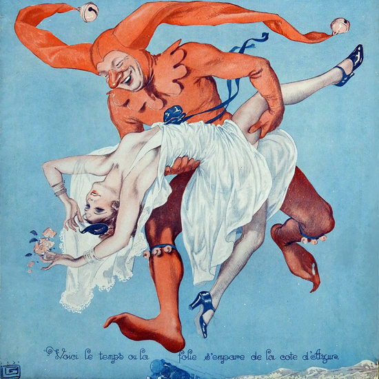 La Vie Parisienne 1932 La Folie Georges Leonnec crop | Best of 1930s Ad and Cover Art