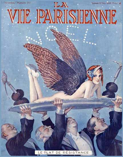 La Vie Parisienne 1932 Le Plat De Resistance Sex Appeal | Sex Appeal Vintage Ads and Covers 1891-1970