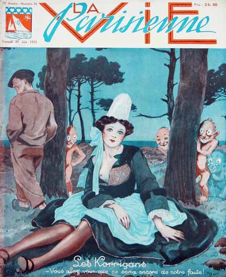 La Vie Parisienne 1932 Les Korrigans Sex Appeal | Sex Appeal Vintage Ads and Covers 1891-1970