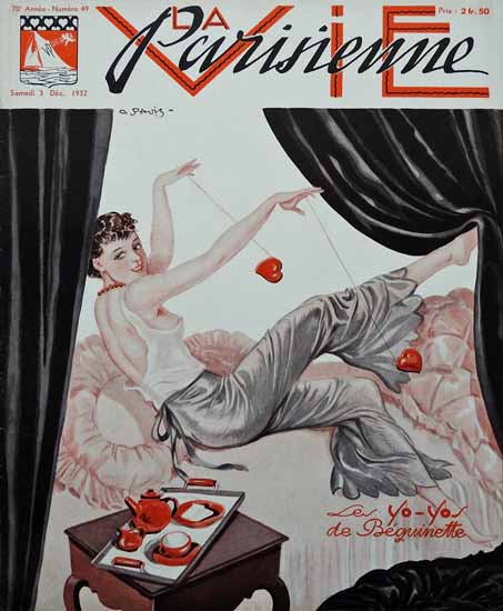 La Vie Parisienne 1932 Les Yo-Yos Georges Pavis | La Vie Parisienne Erotic Magazine Covers 1910-1939