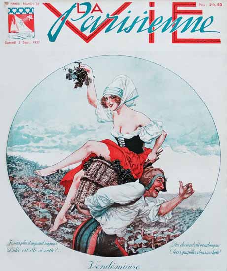 La Vie Parisienne 1932 Vendemiaire Sex Appeal | Sex Appeal Vintage Ads and Covers 1891-1970