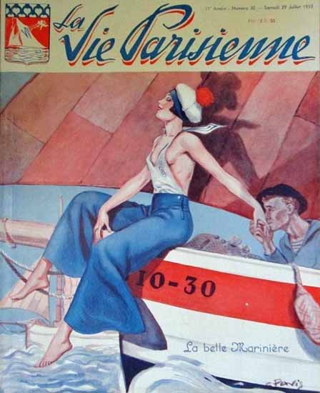 La Vie Parisienne 1933 La Belle Mariniere Sex Appeal | Sex Appeal Vintage Ads and Covers 1891-1970