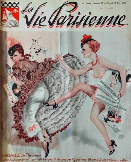 La Vie Parisienne 1933 La Nouvelle Vie Georges Leonnec Sex Appeal | Sex Appeal Vintage Ads and Covers 1891-1970