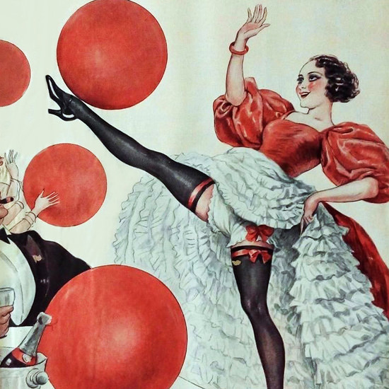 La Vie Parisienne 1933 Le Dernier Cancan crop | Best of Vintage Cover Art 1900-1970