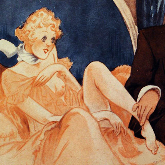 La Vie Parisienne 1933 Le Docteur Distrait Henry Fournier crop B | Best of 1930s Ad and Cover Art