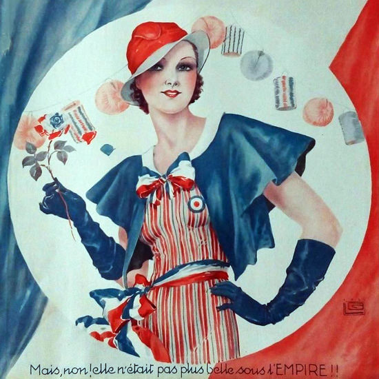 La Vie Parisienne 1933 Sous L Empire Georges Leonnec crop | Best of 1930s Ad and Cover Art