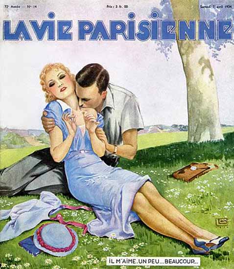 La Vie Parisienne 1934 Beaucoup Georges Leonnec Sex Appeal | Sex Appeal Vintage Ads and Covers 1891-1970