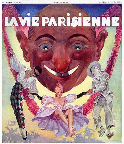 La Vie Parisienne 1934 Carnaval Georges Leonnec Sex Appeal | Sex Appeal Vintage Ads and Covers 1891-1970